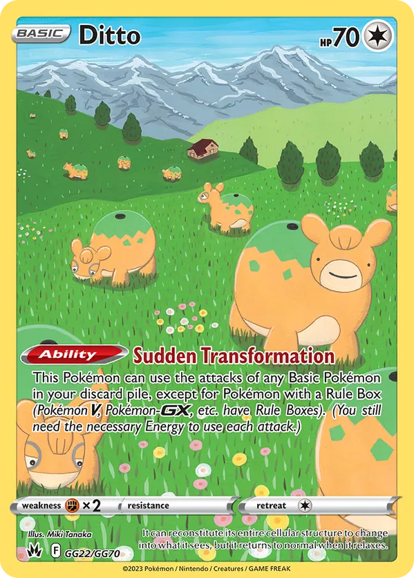 Ditto GG22/GG70 - Crown Zenith: Galarian Gallery (HO)