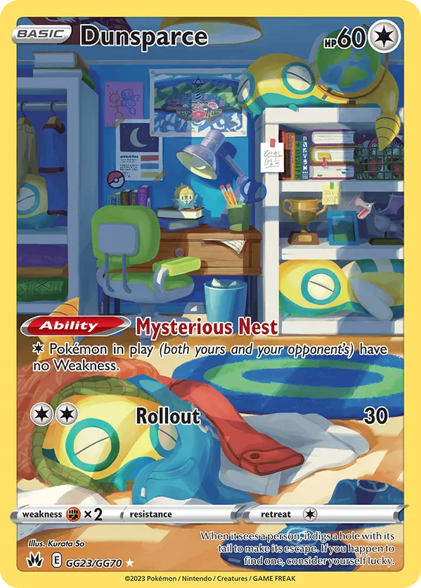 Dunsparce GG23/GG70 - Crown Zenith: Galarian Gallery (HO)