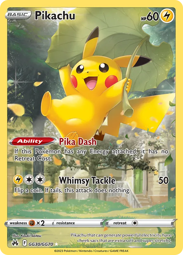 Pikachu GG30/GG70 - Crown Zenith: Galarian Gallery (HO)