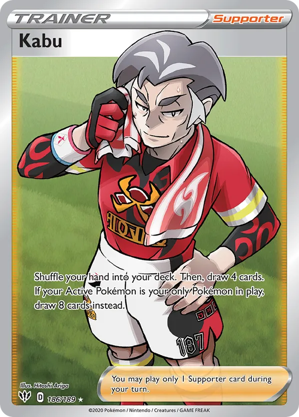 Kabu (Full Art) 186/189 - Darkness Ablaze (HO)