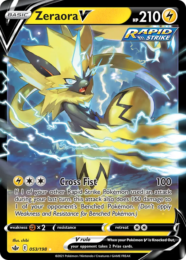 Zeraora V 053/198 - Chilling Reign (HO)