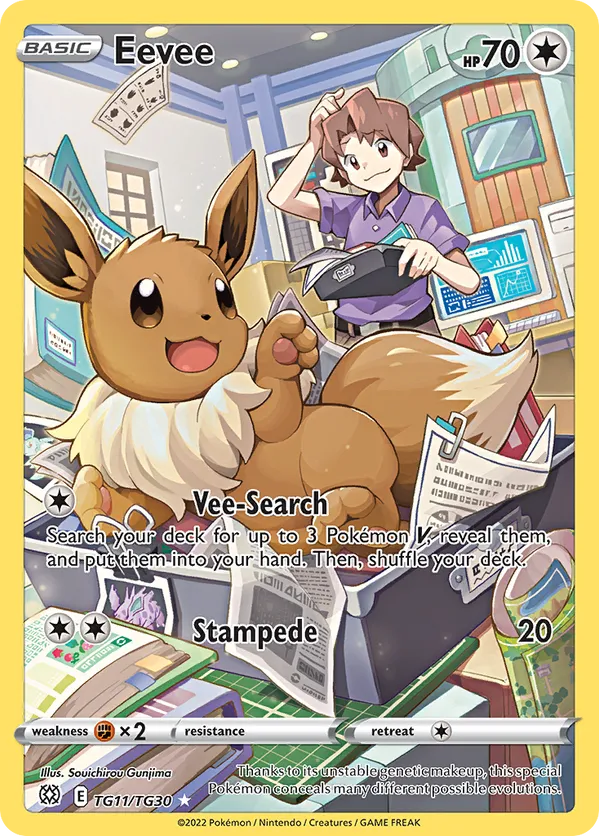 Eevee TG11/TG30 - Brilliant Stars Trainer Gallery (HO)