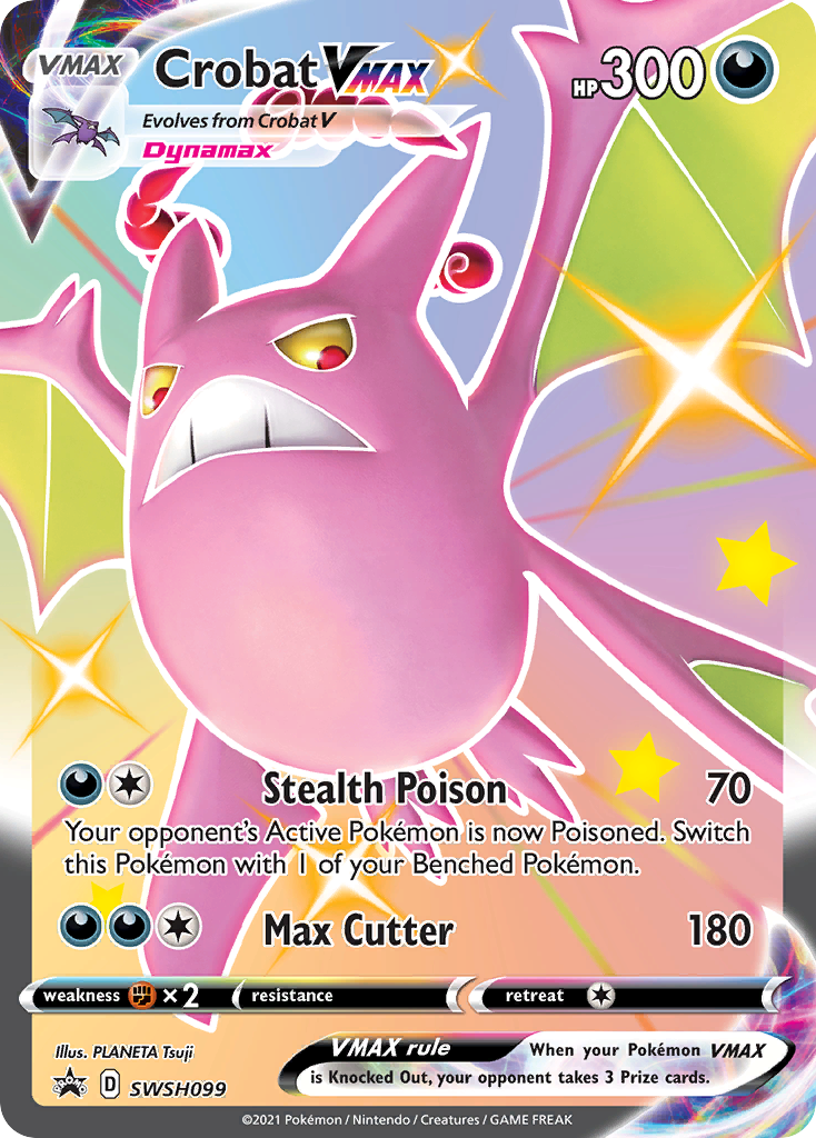 Crobat VMAX SWSH099 - Sword & Shield Promo (HO)