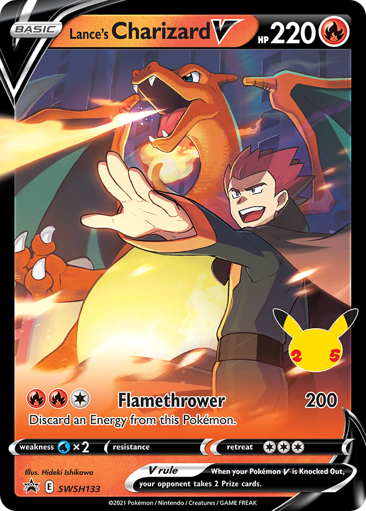 Lance's Charizard V SWSH133 - Sword & Shield Promo (HO)
