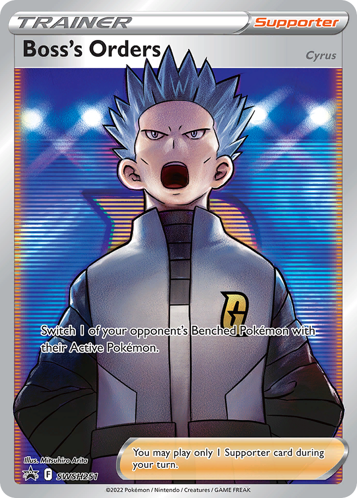 Boss's Orders (Full Art) SWSH251 - Sword & Shield Promo (HO)
