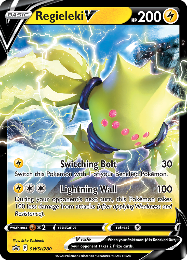 Regieleki V SWSH280 - Sword & Shield Promo (HO)