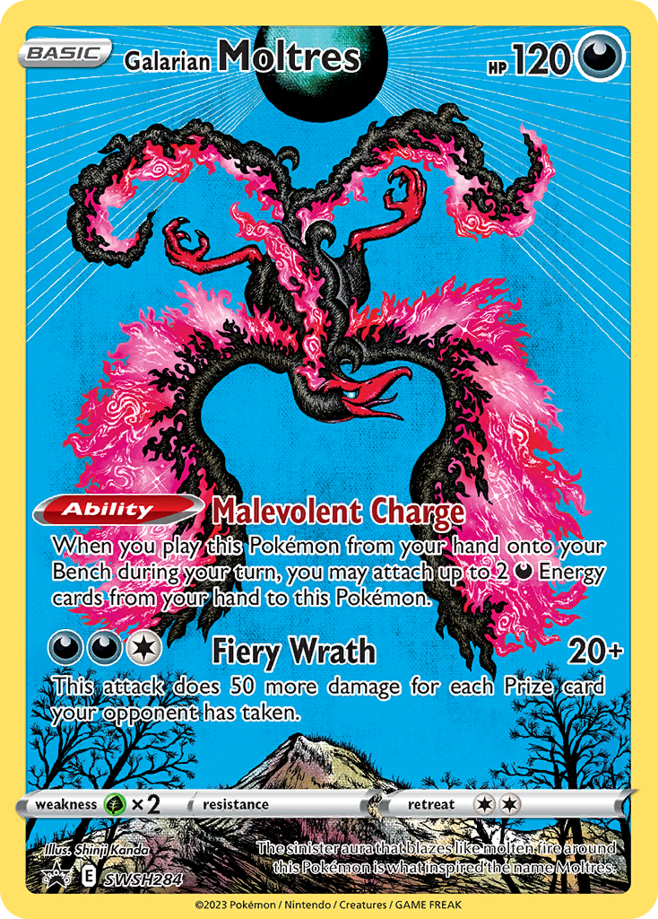 Galarian Moltres SWSH284 - Sword & Shield Promo (HO)