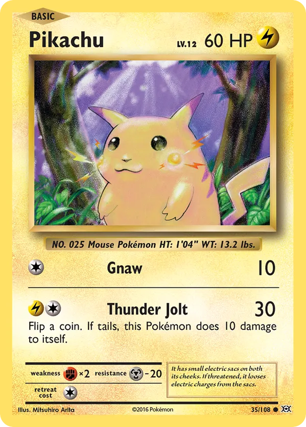 Pikachu 35/108 - Evolutions