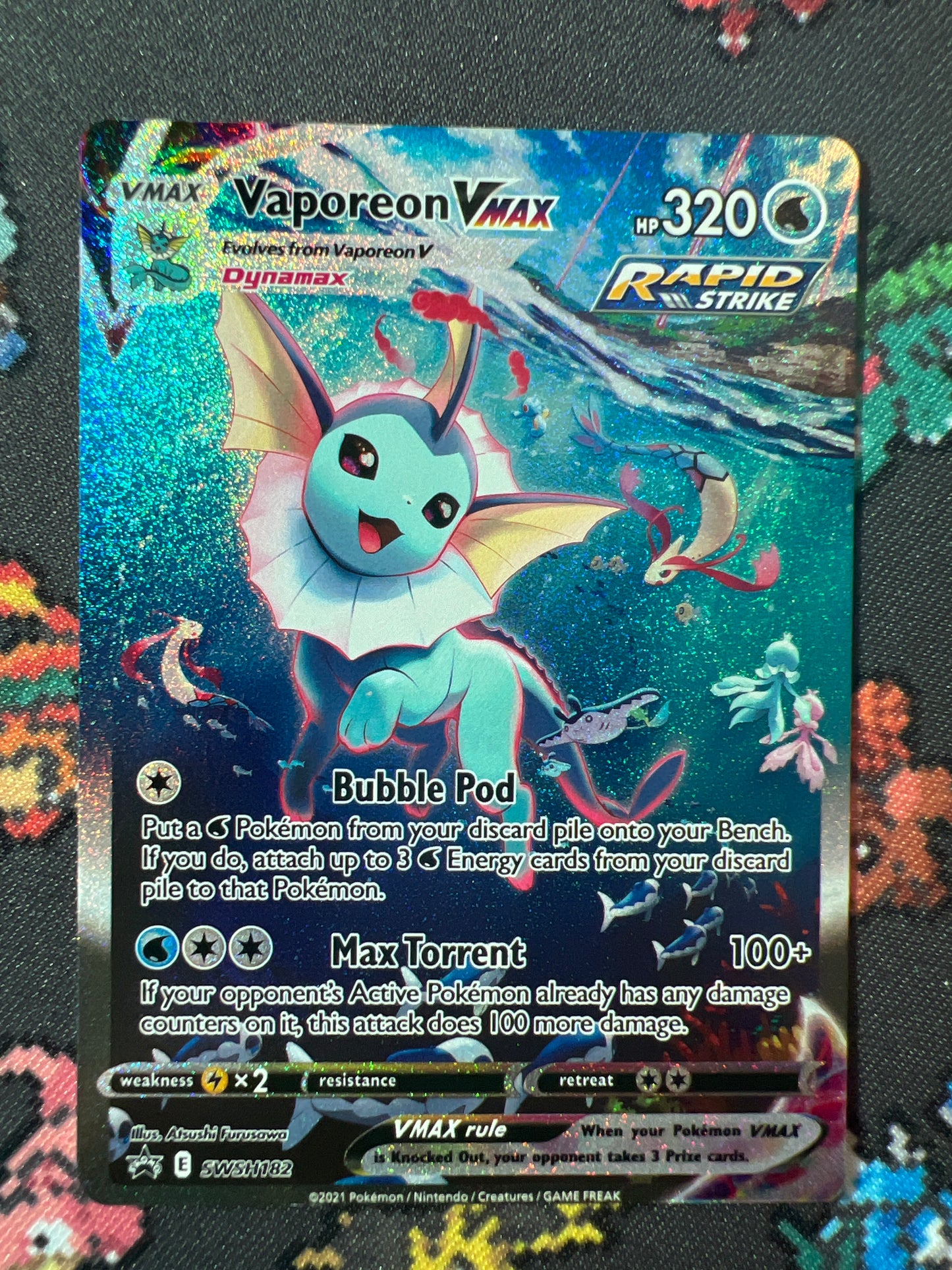 Vaporeon VMAX SWSH182 - Sword & Shield Promo (HO)