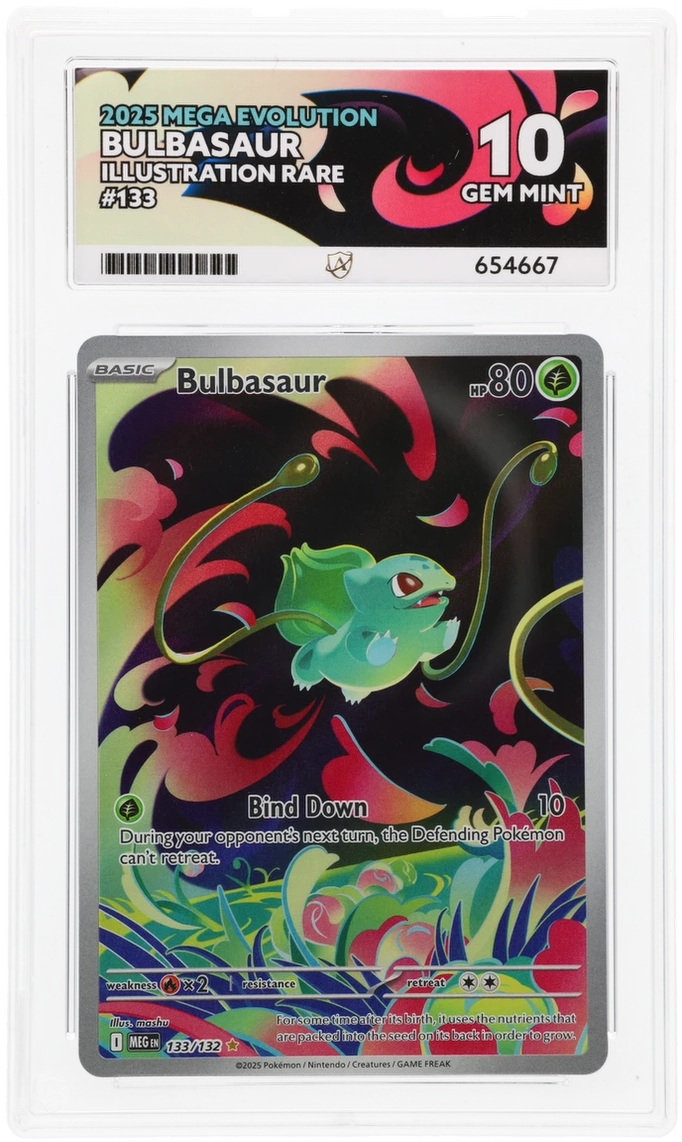 Bulbasaur 133/132 [GRADED, ACE 10]