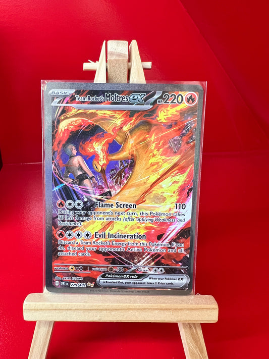 Team Rocket's Moltres ex 229/182 - Destined Rivals (HO)
