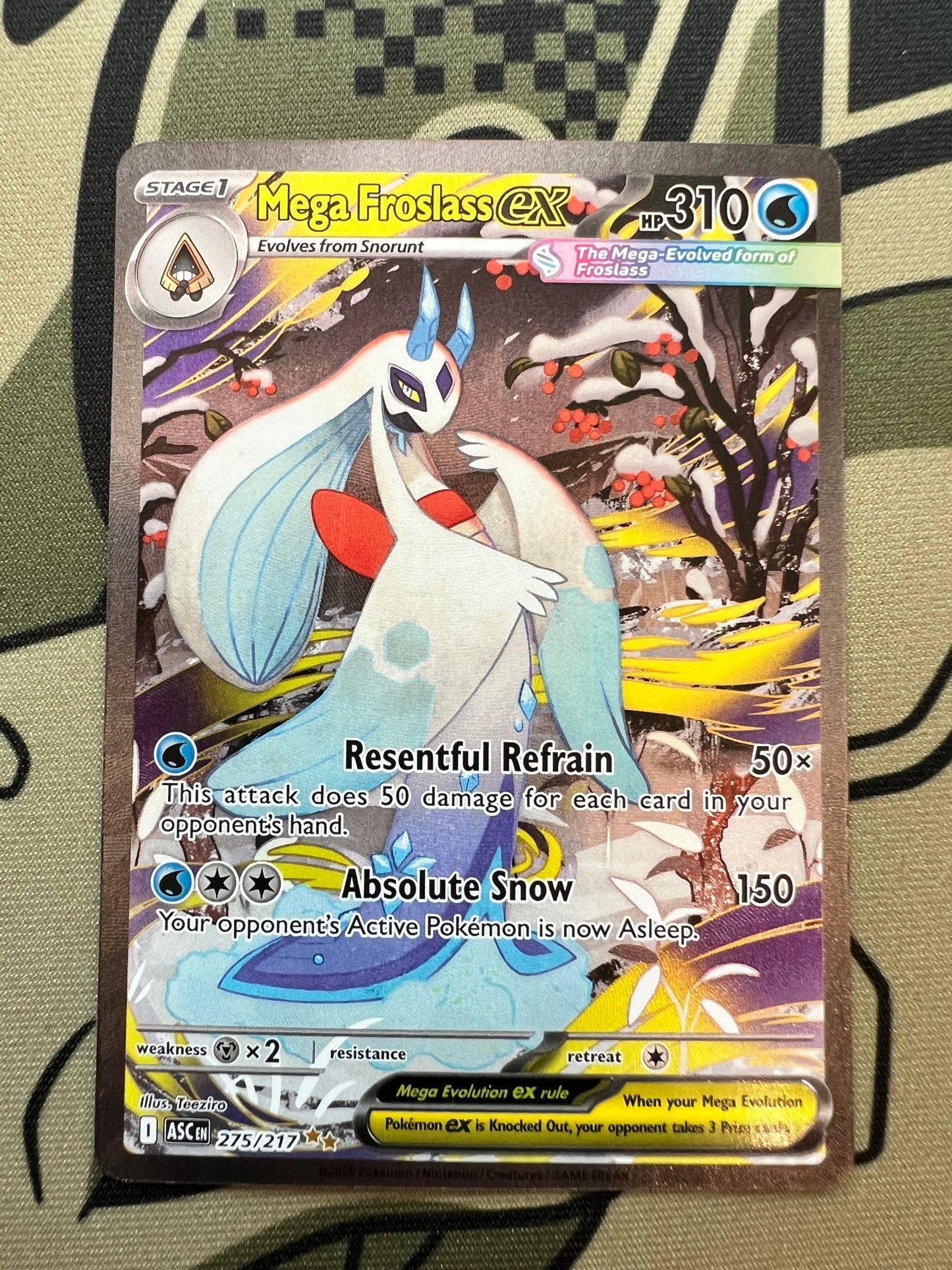 Mega Froslass ex 275/217 - Ascended Heroes (HO)