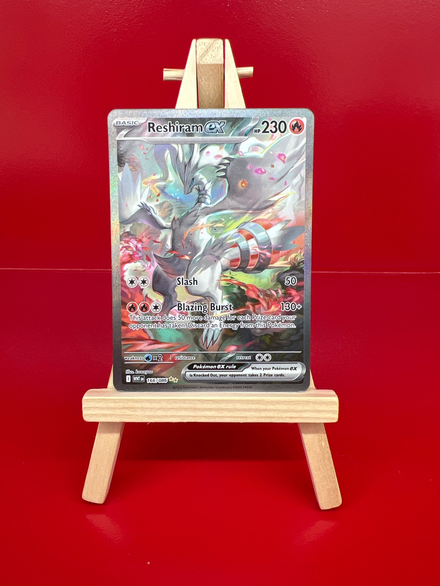 Reshiram ex 166/086 - White Flare (HO)