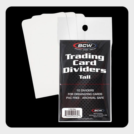BCW Trading Card Dividers (Tall, 10 PC)
