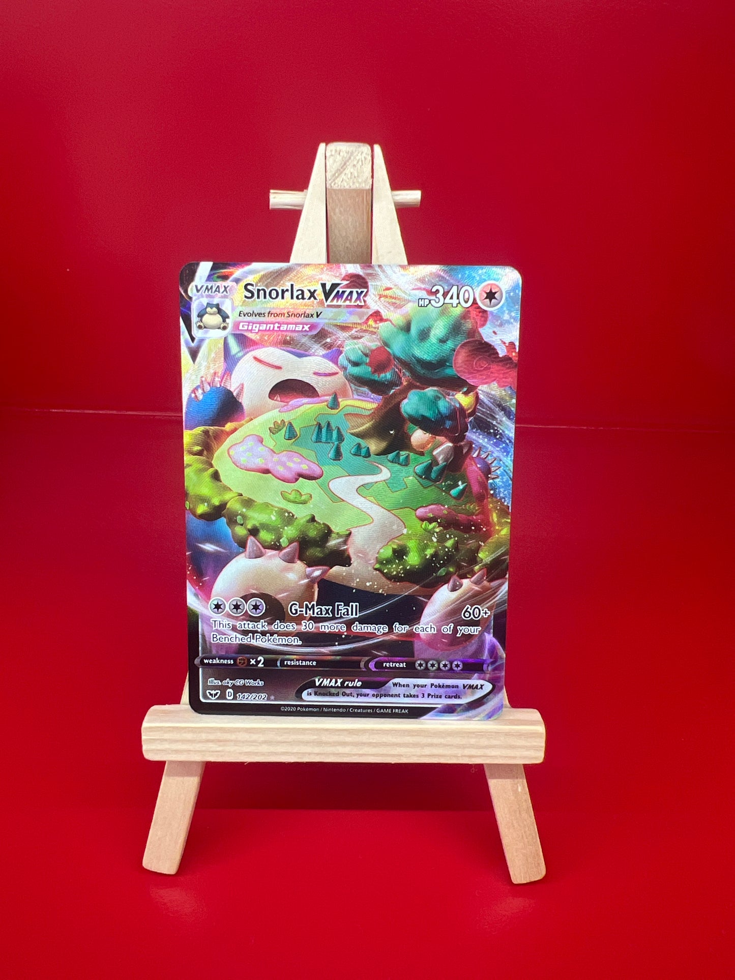 Snorlax VMAX 142/202 - Sword & Shield Base Set (HO)