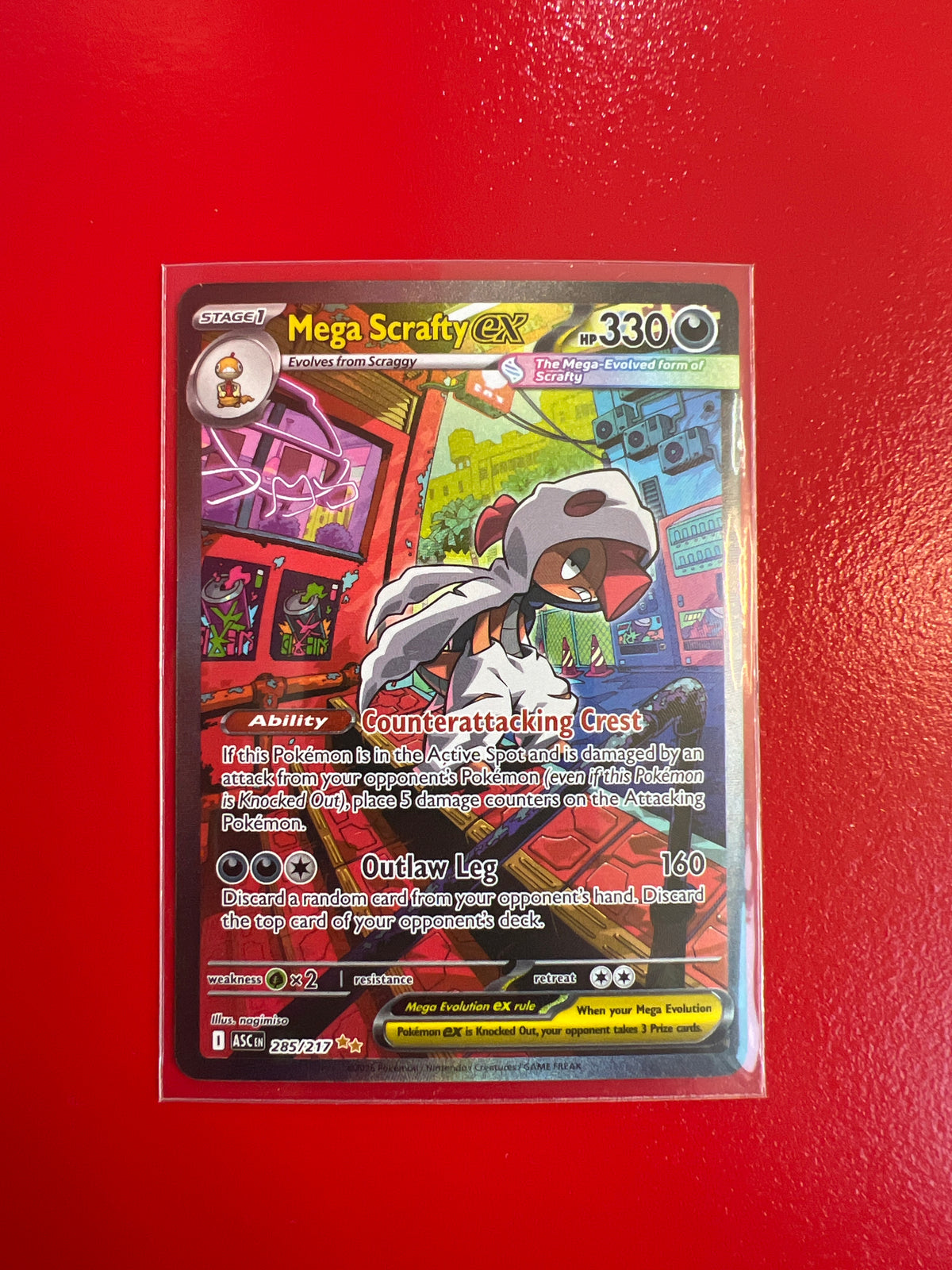 Mega Scrafty ex 285/217 - Ascended Heroes (HO)