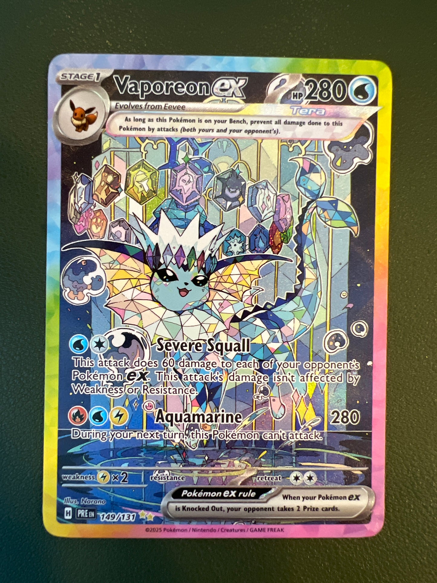 Vaporeon ex 149/131 - Prismatic Evolutions (HO)