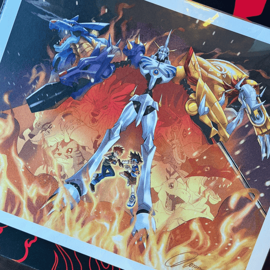 Custom Art Print - Digimon Omnimon by Nora S. Ali