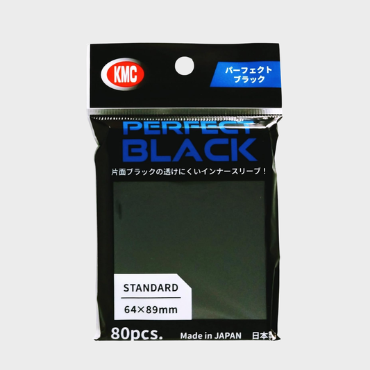 KMC Perfect Black Sleeves (80pcs)