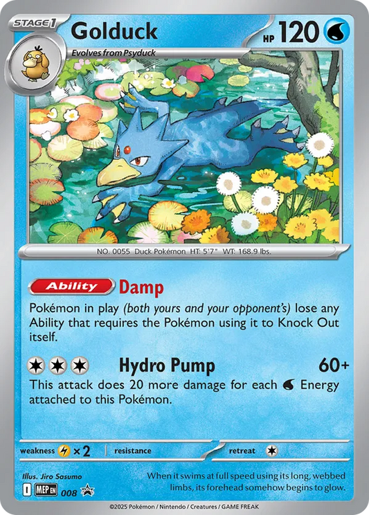 Golduck 8 - Mega Evolution Promos (HO)