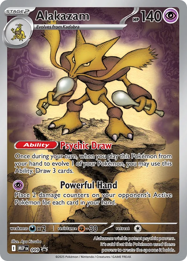 Alakazam 9 - Mega Evolution Promos (HO)