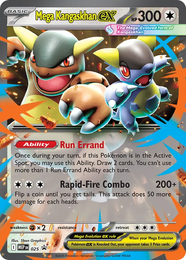 Mega Kangaskhan ex - 025 25 - Mega Evolution Promos (HO)