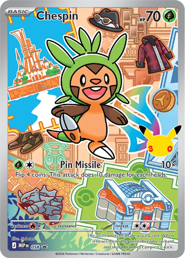Chespin - 058 58 - Mega Evolution Promos (HO)