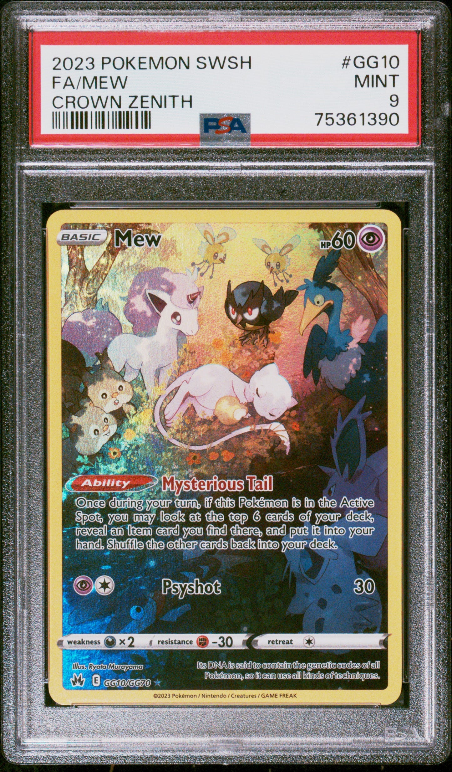 Mew GG10 Crown Zenith PSA 9