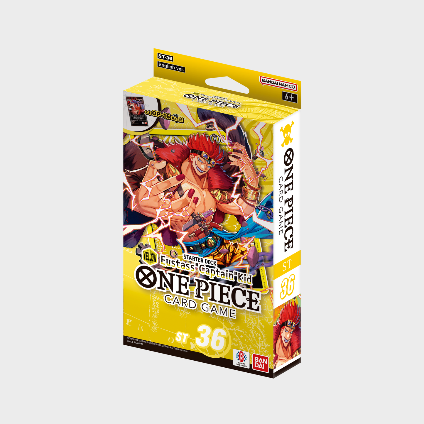 One Piece - Starter Deck - YELLOW Eustass"Captain" Kid [ST-36]
