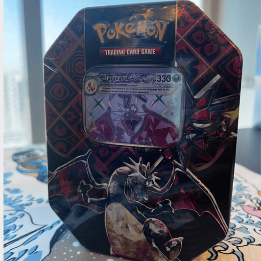 AUCTION: Pokemon Scarlet & Violet - Paldean Fates Charizard Tins (International Ver.)