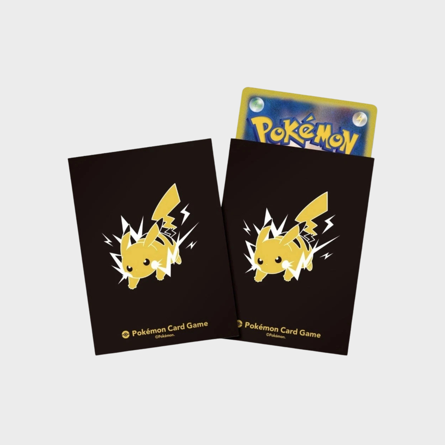 Pokemon Center Deck Sleeves (64 pcs) - Pikachu Black