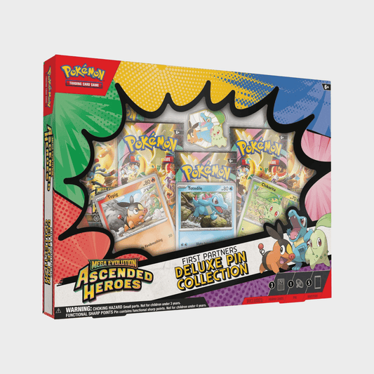 Pokemon Mega Evolution - Ascended Heroes First Partners Deluxe Pin Collection