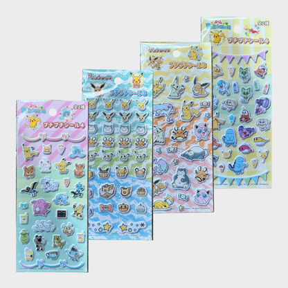 Pokemon 3D Stickers