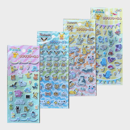 Pokemon 3D Stickers