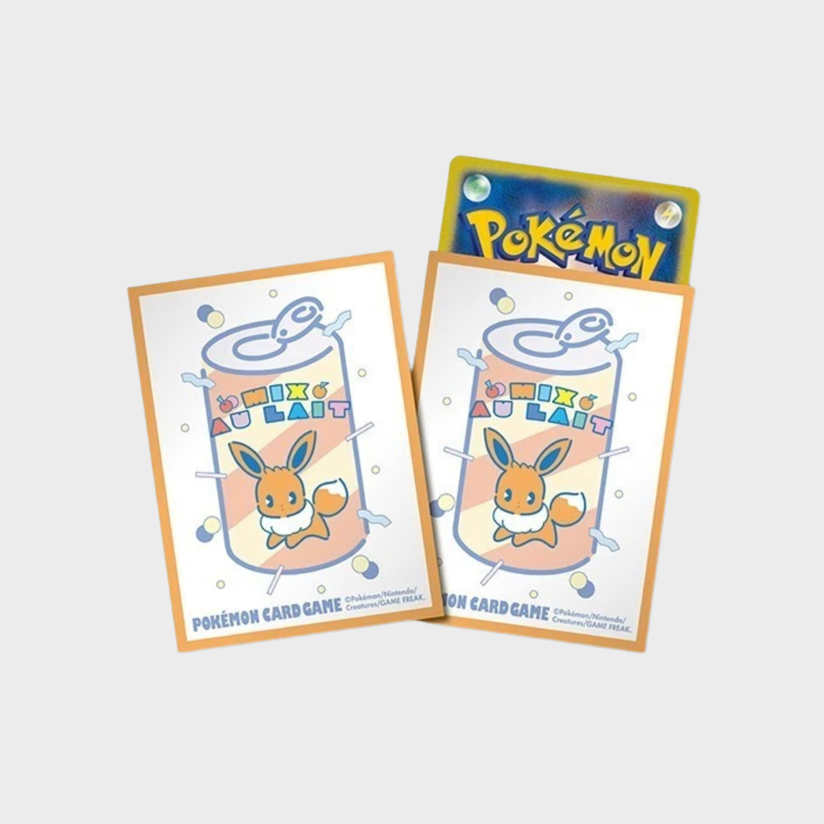 Pokemon Center Deck Sleeves (64 pcs) - Eevee Orange Soda