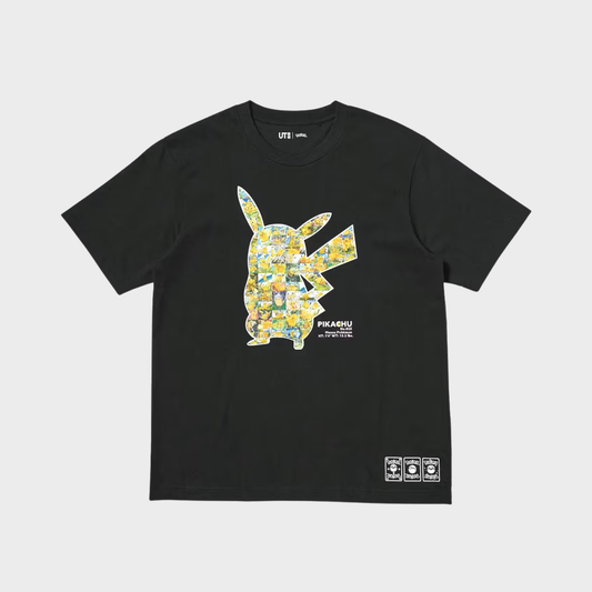 Pokemon x Uniqlo T-Shirt, Pikachu [Black]