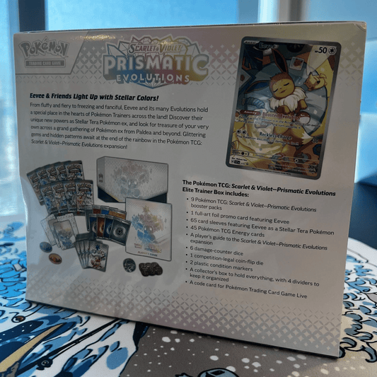 AUCTION: Pokemon Scarlet & Violet - Prismatic Evolutions Elite Trainer Box