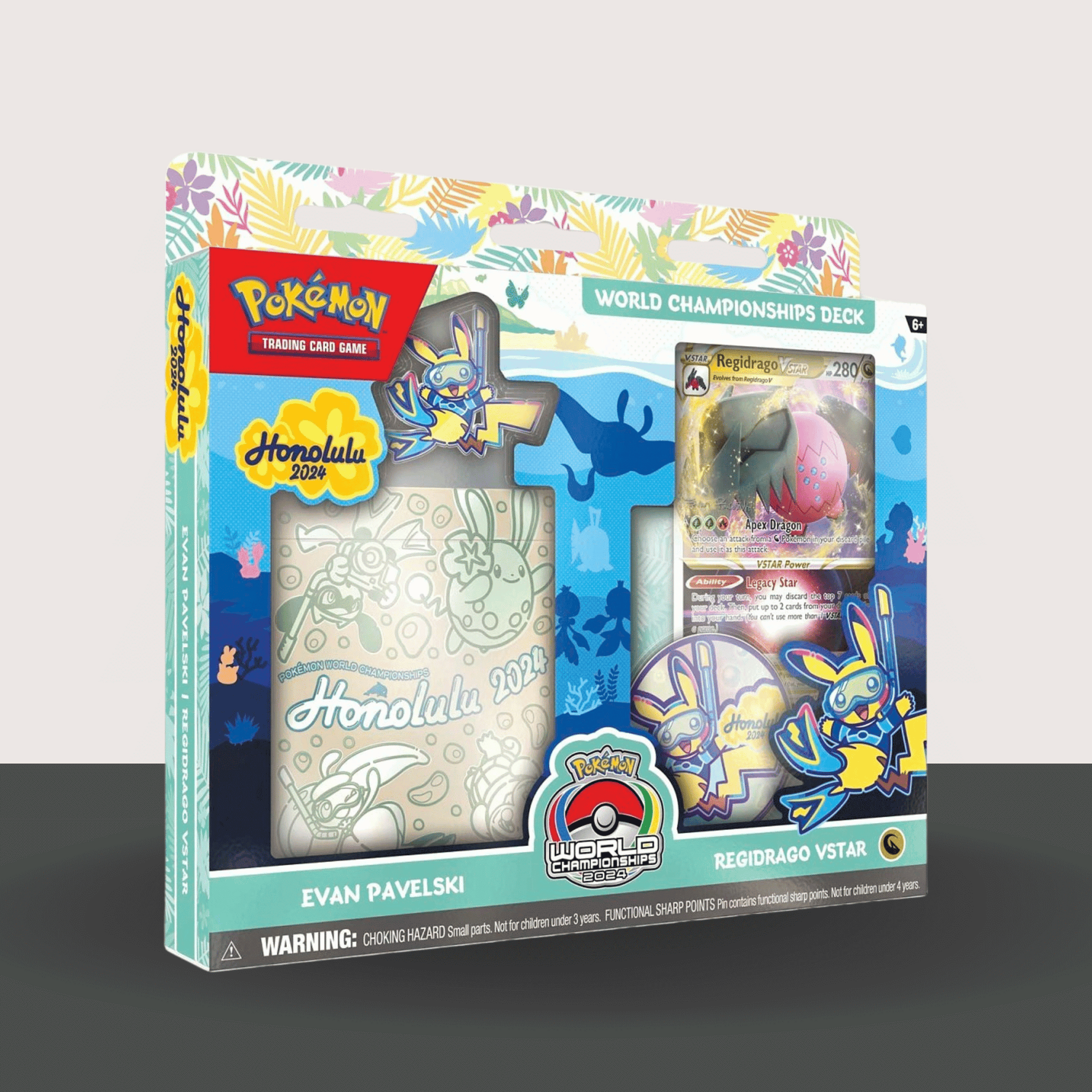 2024 pokmon trading card game world championships deck regidrago vstar TCG: Championship (Regidrago Comes with a themed deck box Regidrago VSTAR - SWSH12: Silver