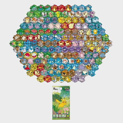 S-Chinese Pokemon 151 Journey Magnet Set