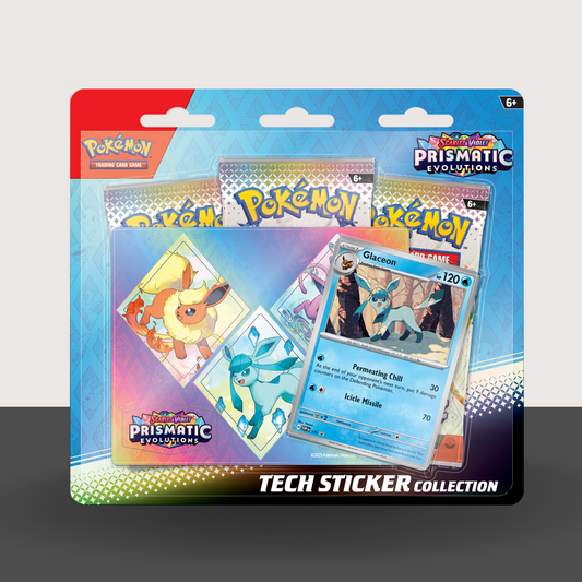 Pokemon Scarlet & Violet - Prismatic Evolutions Tech Sticker Collection