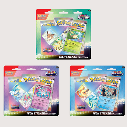 Pokemon Scarlet & Violet - Prismatic Evolutions Tech Sticker Collection