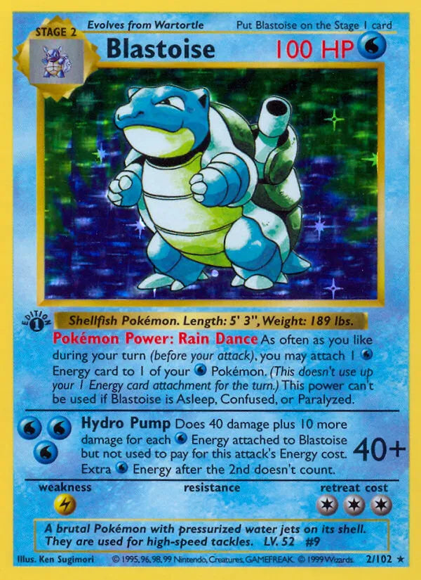 Blastoise 2 - Base Set (Unlimited) (HO) - HP