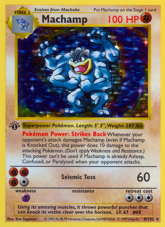 Machamp 008/102 - Deck Exclusives (1STHO) - DMG