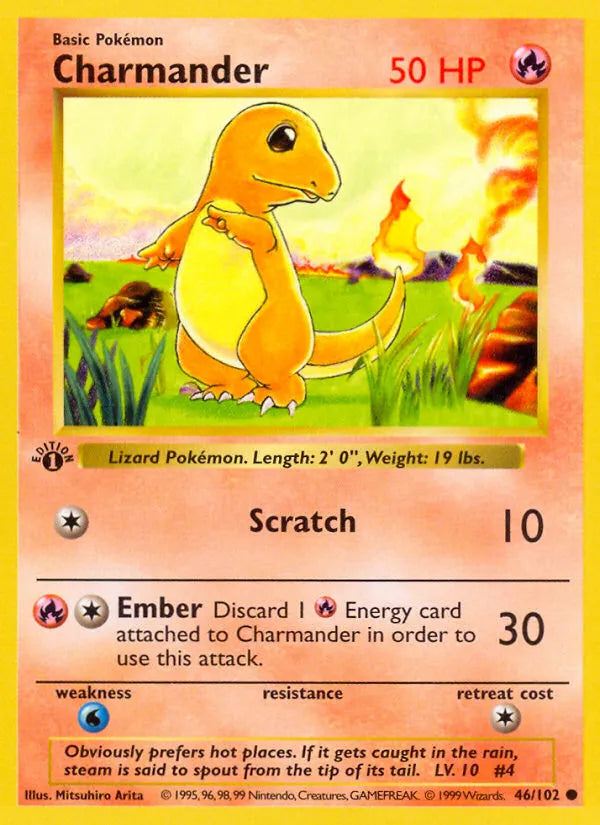 Charmander 46 - Base Set (Unlimited) (NO) - DMG