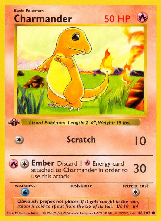 Charmander 46 - Base Set (Unlimited) (NO) - DMG