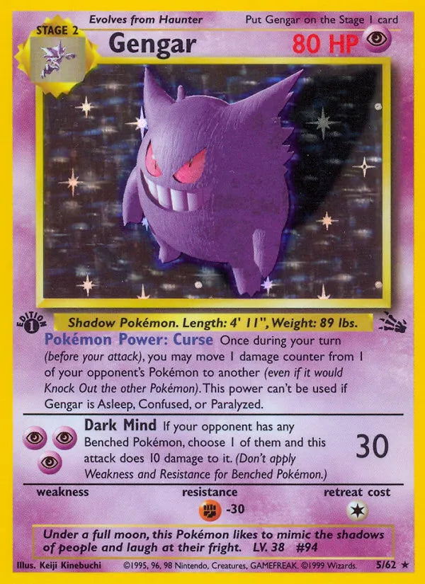 Gengar 5 - Fossil (HO)