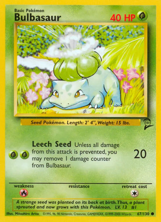Bulbasaur 67 - Base Set 2 (NO) - DMG