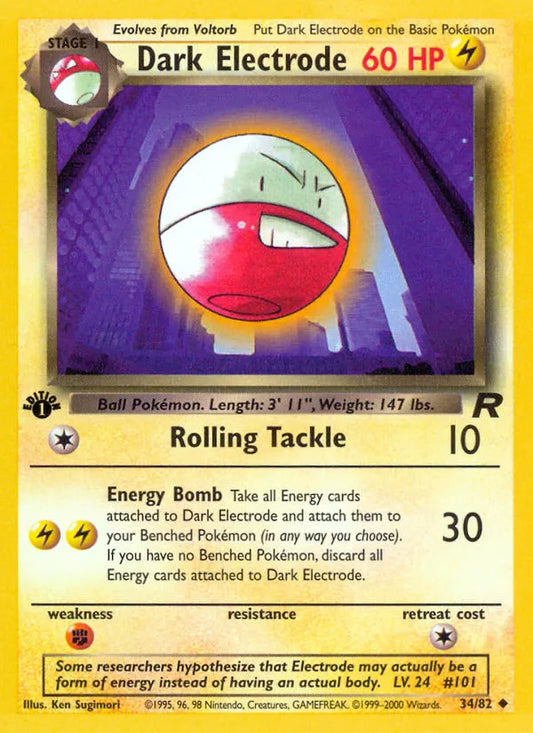Dark Electrode 34 - Team Rocket (UN) - HP