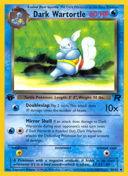 Dark Wartortle 46 - Team Rocket (UN) - MP