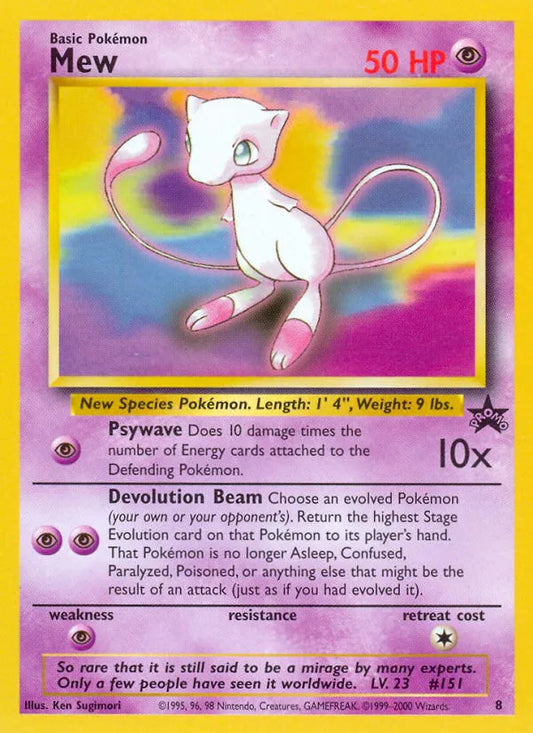Mew (8) 8 - WoTC Promo (NO)